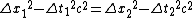 {\Delta x_1}^2-{\Delta t_1}^2 c^2={\Delta x_2}^2-{\Delta t_2}^2 c^2